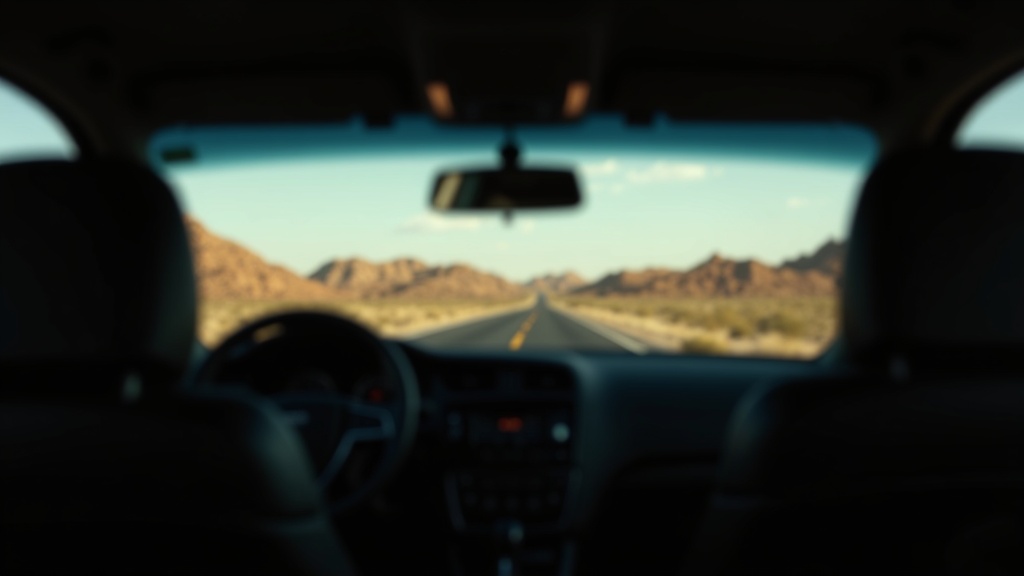 Empty car interior seen from the back seat, representing an Arizona passenger injury claim